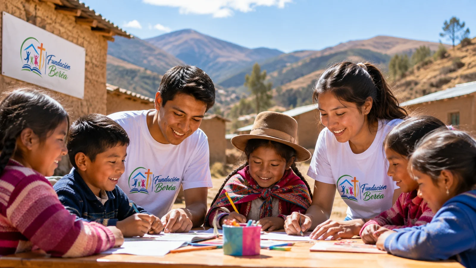 Taller escolar de Fundación Beréa en Oruro