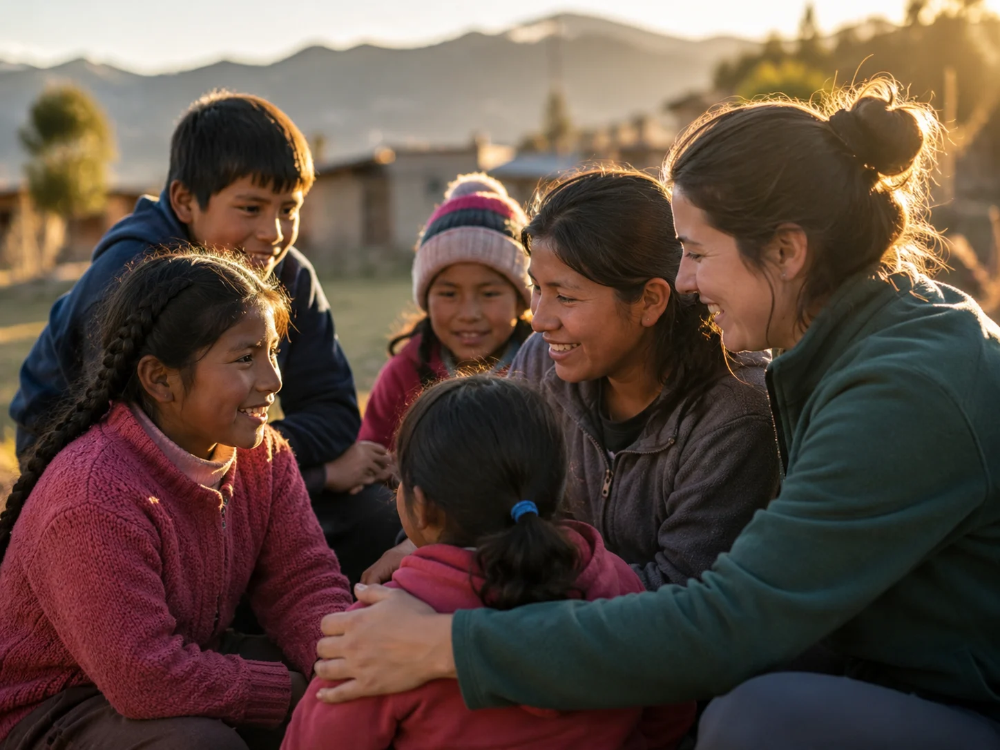 Niños y niñas de Fundación Beréa mirando al futuro