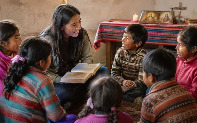 Familias de Oruro vivieron una jornada de valores y fe con Beréa